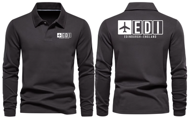 EDI AIRPORT LONG SLEEVE POLO